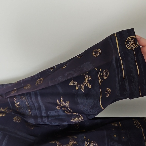 Pride & Joy Vintage Women's Blue Art to Wear Tunic Style Size 12 - Picture 6 of 9